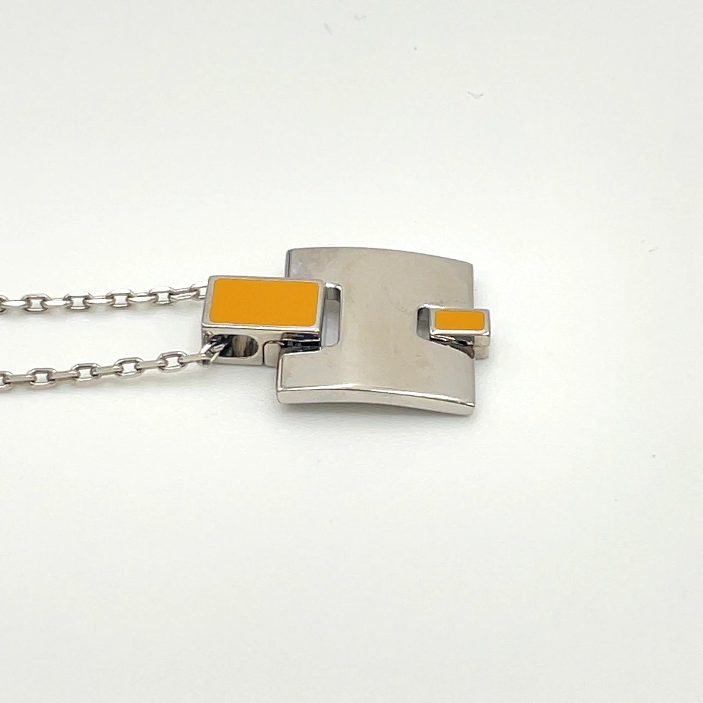 Original/Auth Hermes - Halskette mit Anhänger Irene und Box - 50 cm