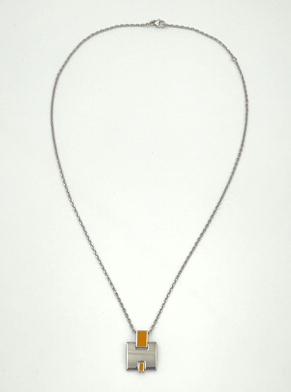 Original/Auth Hermes - Halskette mit Anhänger Irene und Box - 50 cm