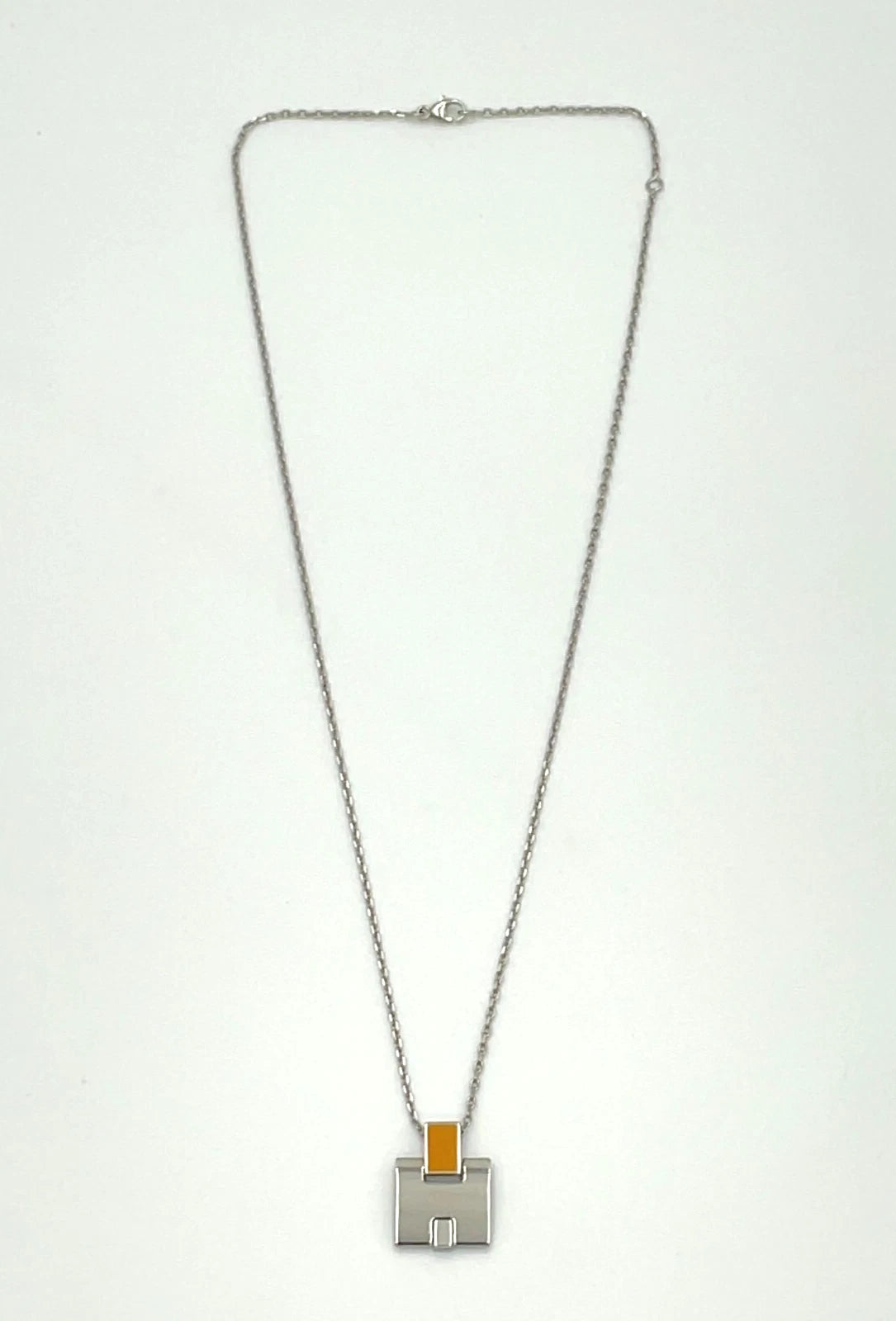 Original/Auth Hermes - Halskette mit Anhänger Irene und Box - 50 cm