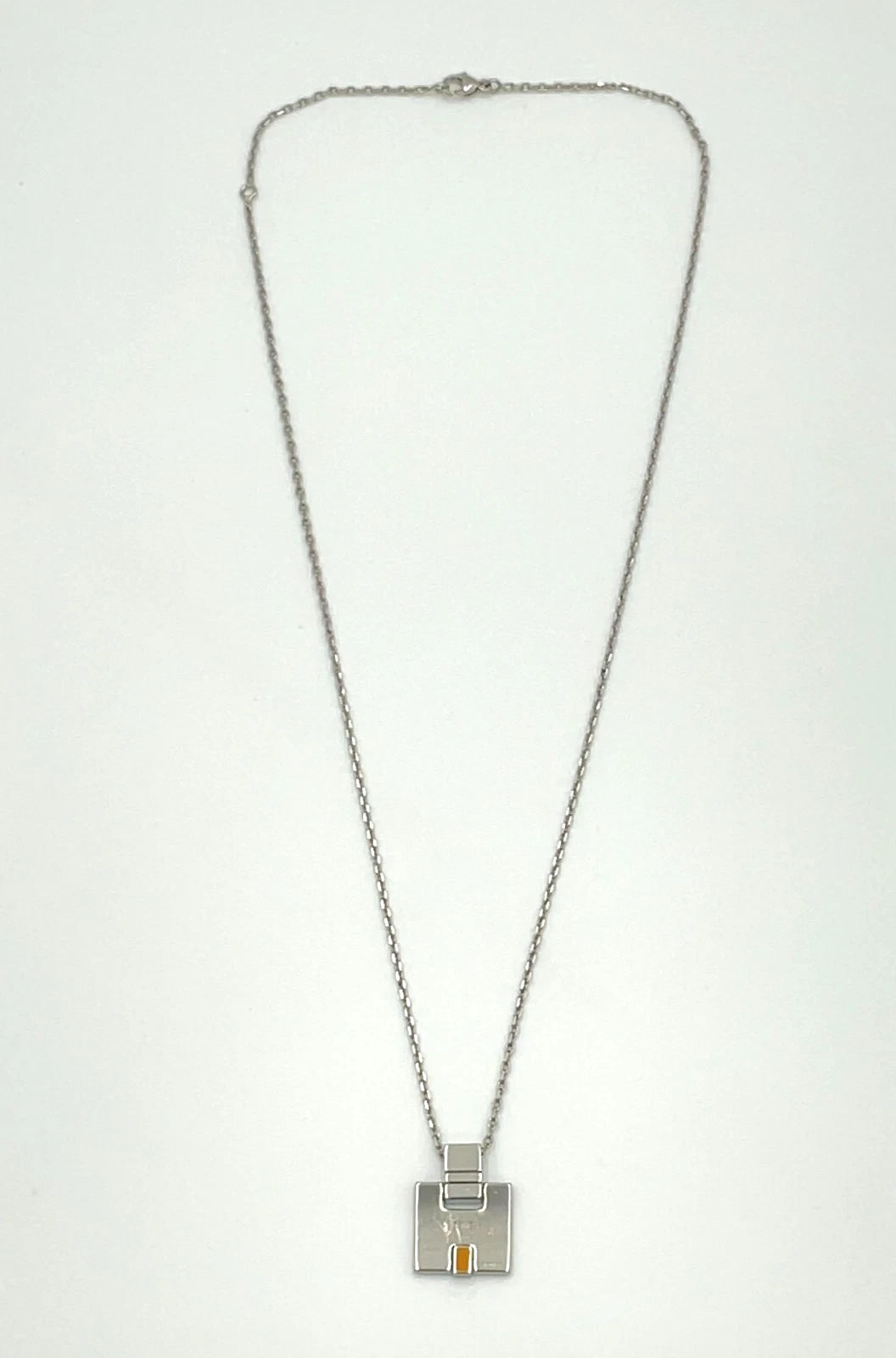 Original/Auth Hermes - Halskette mit Anhänger Irene und Box - 50 cm