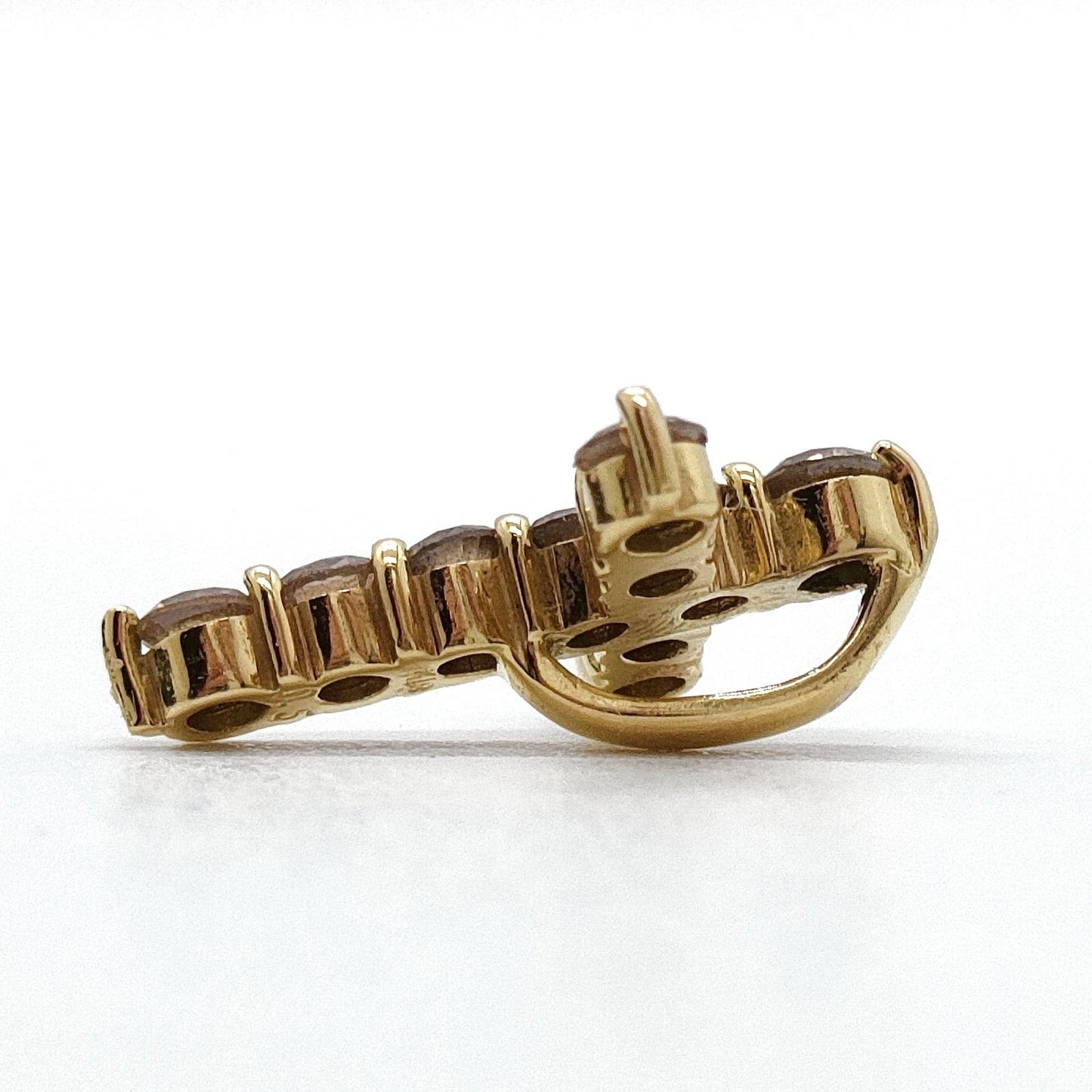 Original/Auth - Anhänger Kreuz - Gold - 18 kt. 750 / 0,50 Ct. Diamanten - 1,03 g