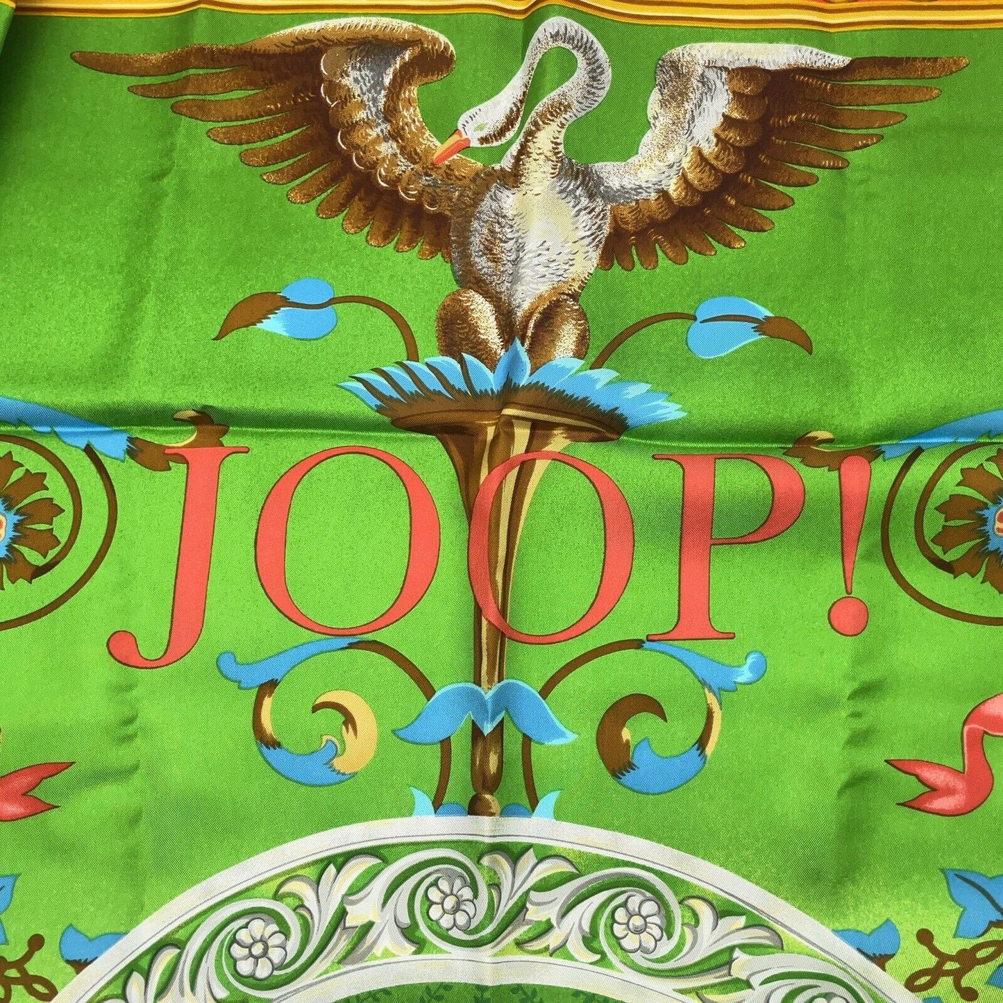 Original/Auth Joop! - Vintage Bauwolltuch KARE - 90 x 90 - Römische Bäder