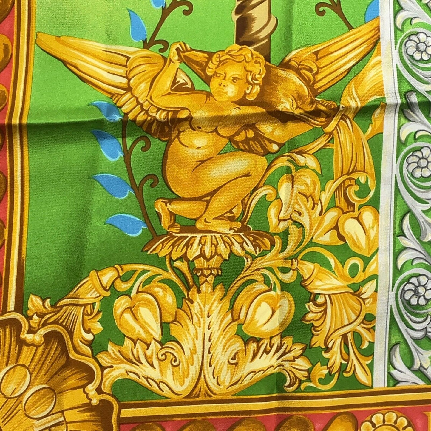 Original/Auth Joop! - Vintage Bauwolltuch KARE - 90 x 90 - Römische Bäder