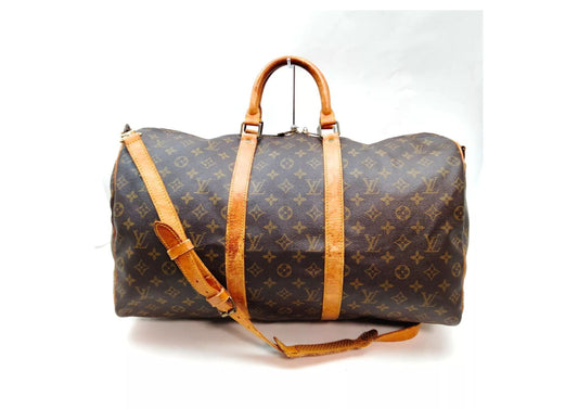 Original/Auth Louis Vuitton - Keepall Bandouliere 50 - Klassisch - Monogramm