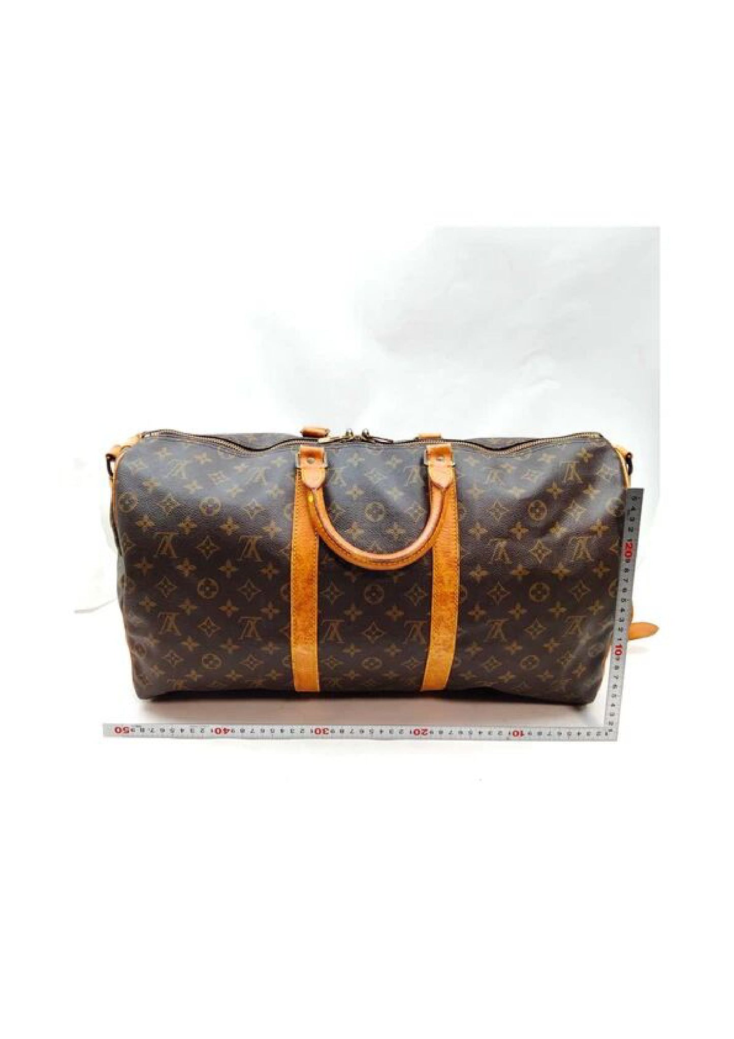 Original/Auth Louis Vuitton - Keepall Bandouliere 50 - Klassisch - Monogramm