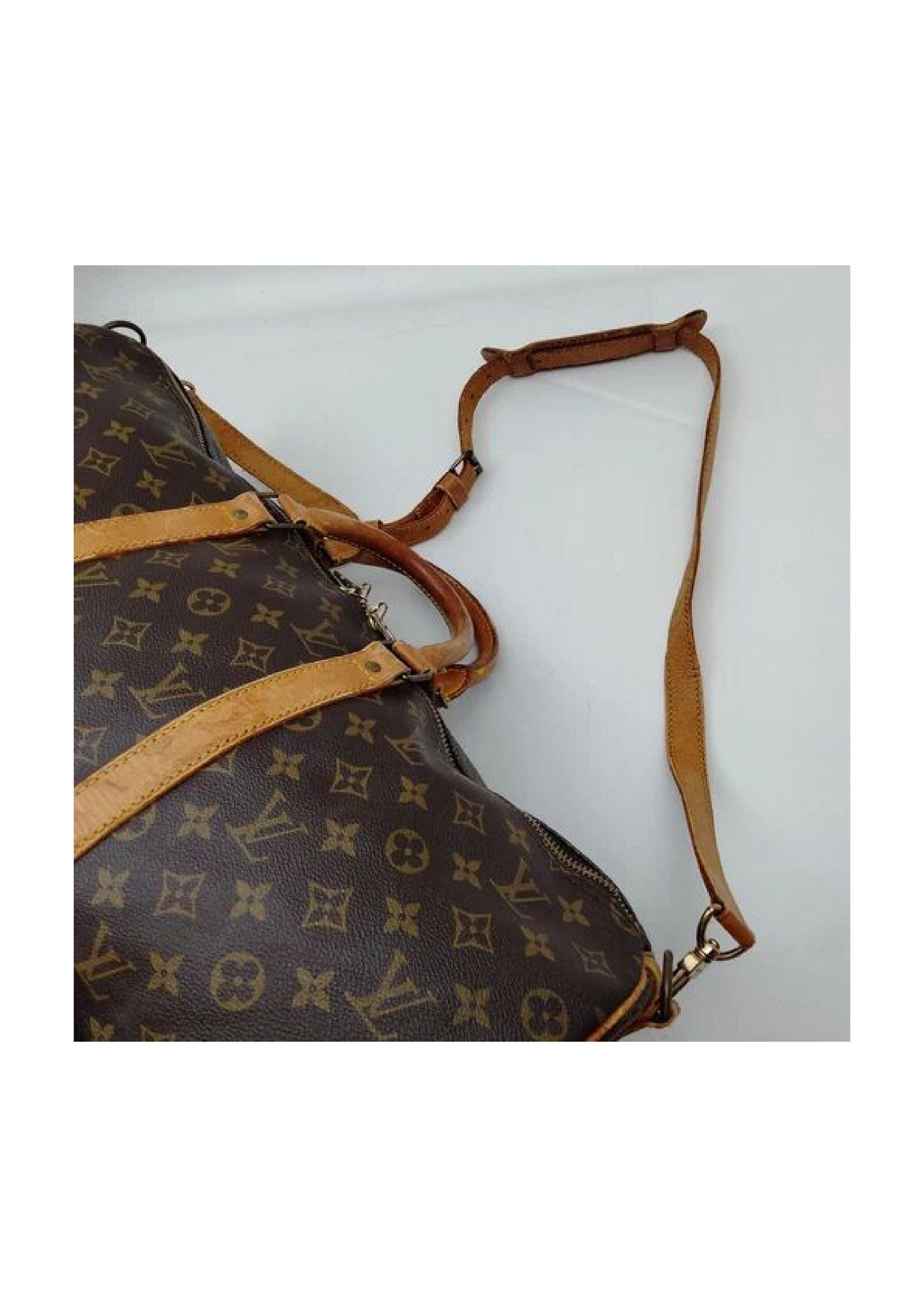 Original/Auth Louis Vuitton - Keepall Bandouliere 50 - Klassisch - Monogramm