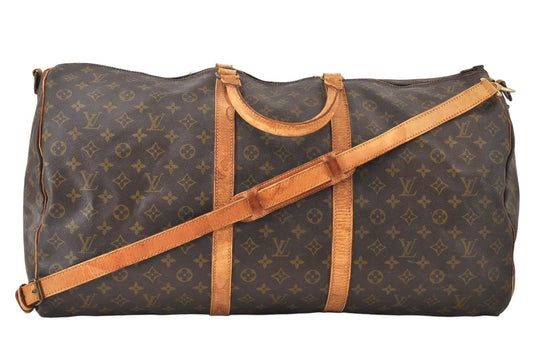 Original/Auth Louis Vuitton - Keepall Bandouliere 60 - Klassisch - Monogramm