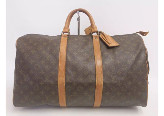 Original/Auth Louis Vuitton - Keepall 50 - Klassisch - Monogramm
