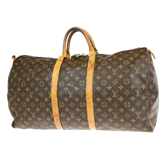 Original/Auth Louis Vuitton - Keepall 55 Boston Tasche - Klassisch - Monogramm