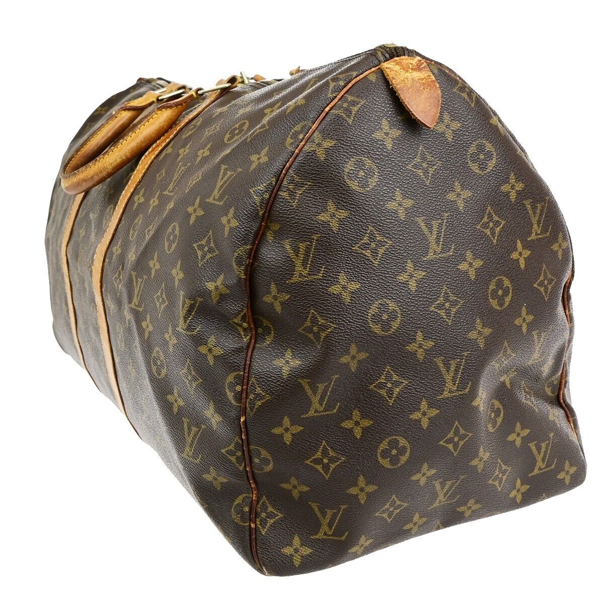 Original/Auth Louis Vuitton - Keepall 55 Boston Tasche - Klassisch - Monogramm