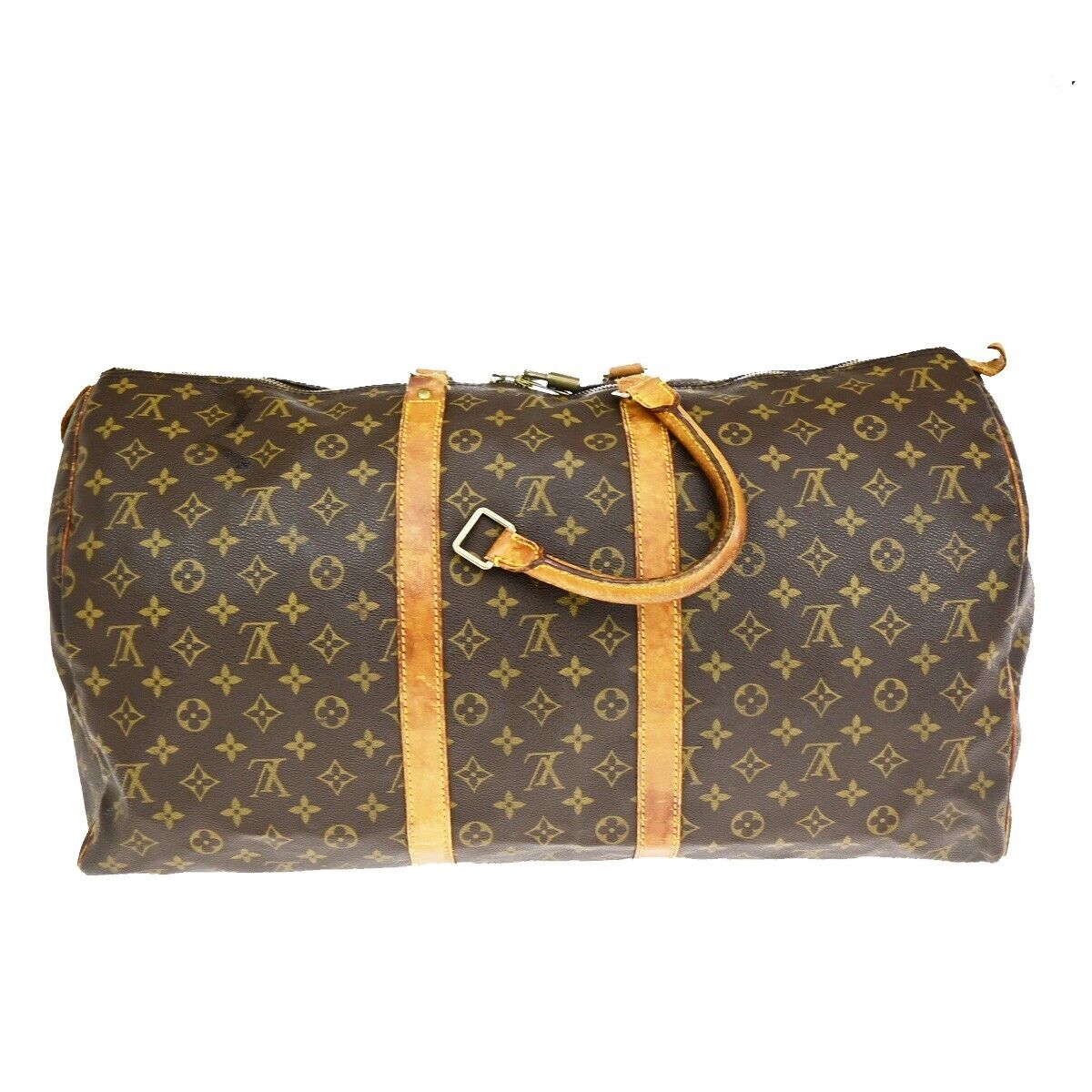 Original/Auth Louis Vuitton - Keepall 55 Boston Tasche - Klassisch - Monogramm