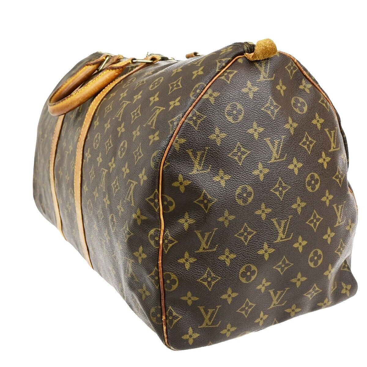 Original/Auth Louis Vuitton - Keepall 55 Boston Tasche - Klassisch - Monogramm
