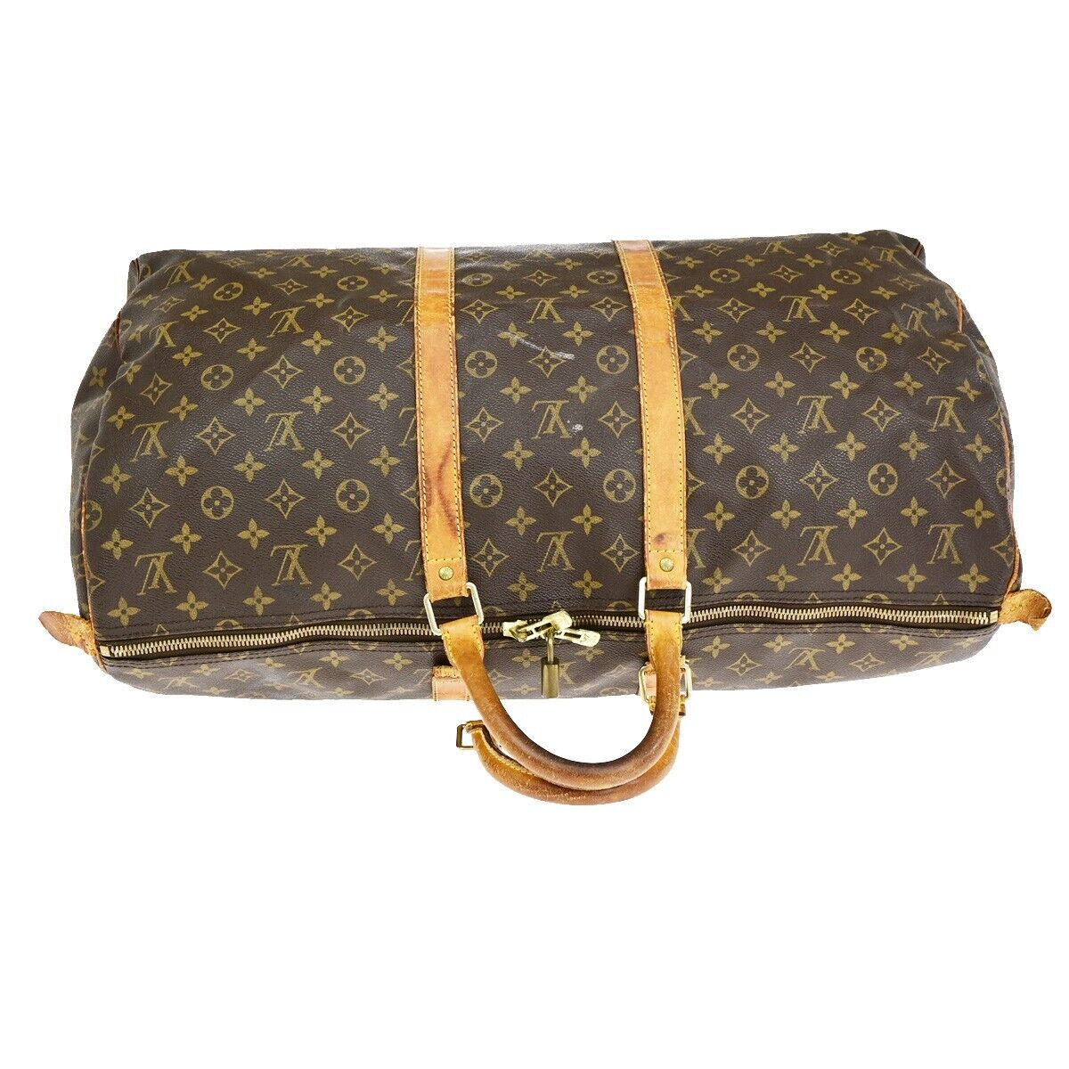 Original/Auth Louis Vuitton - Keepall 55 Boston Tasche - Klassisch - Monogramm