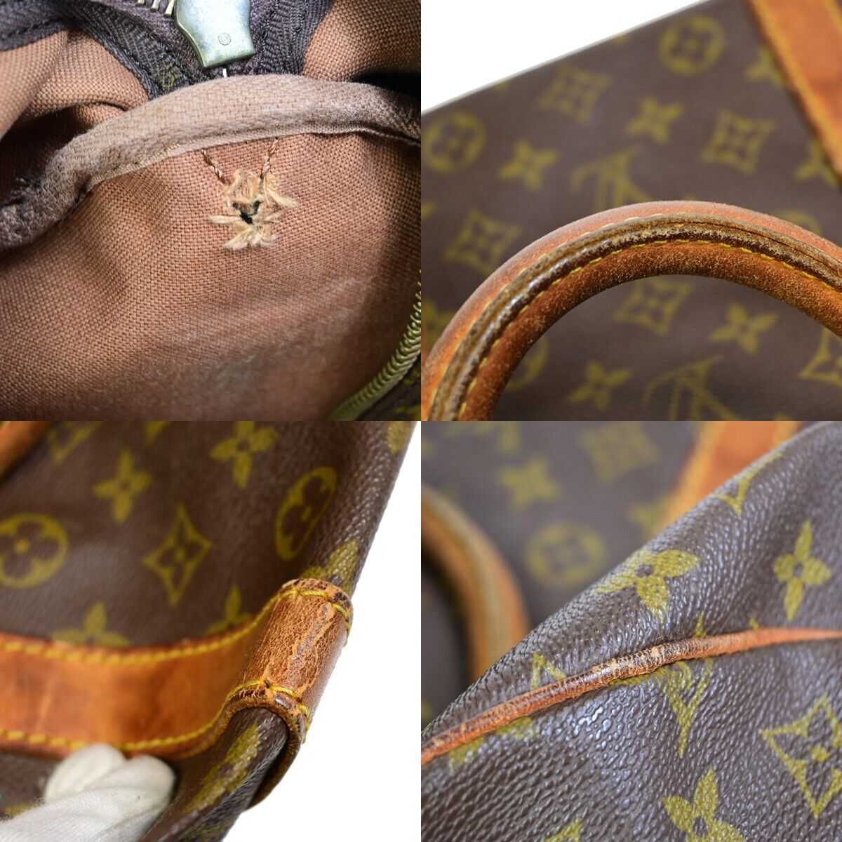 Original/Auth Louis Vuitton - Keepall 60 Boston Tasche - Klassisch - Monogramm