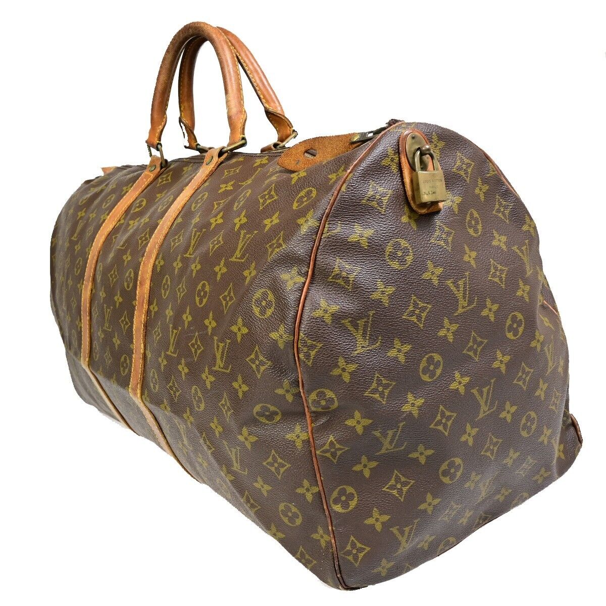 Original/Auth Louis Vuitton - Keepall 60 Boston Tasche - Klassisch - Monogramm