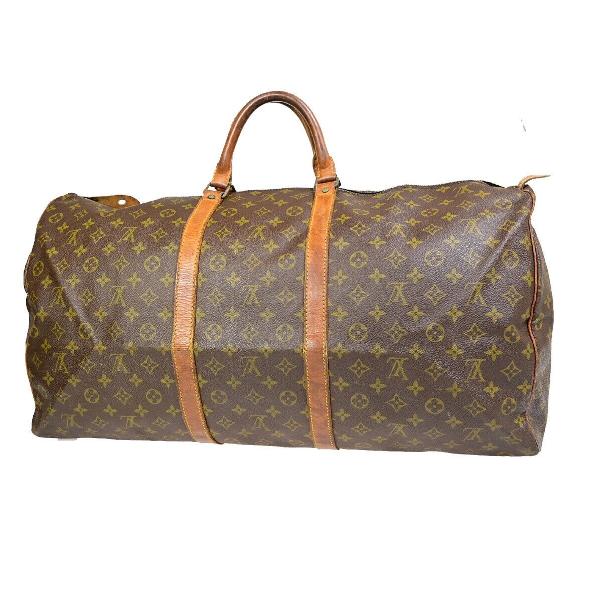 Original/Auth Louis Vuitton - Keepall 60 Boston Tasche - Klassisch - Monogramm