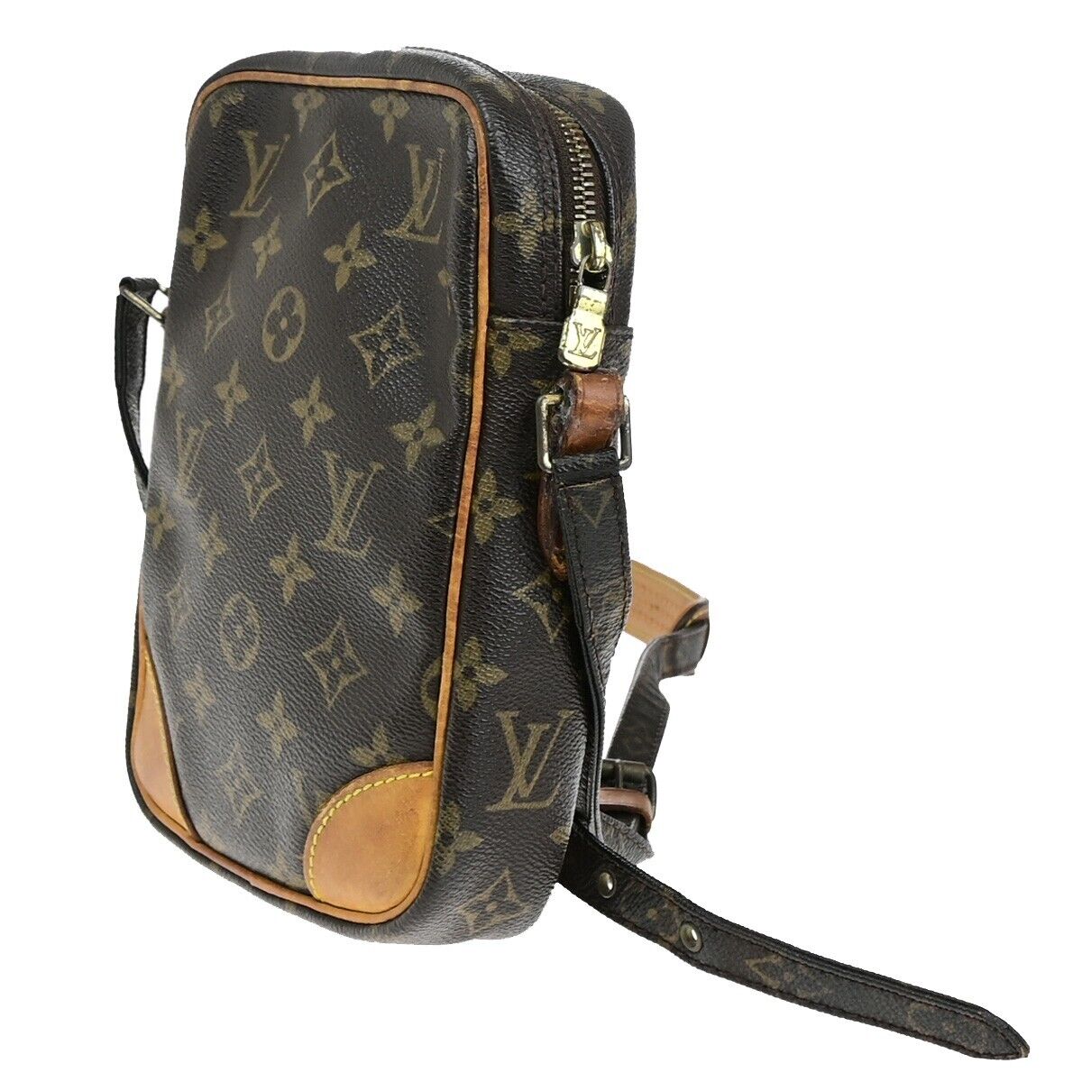 Original/Auth Louis Vuitton - Donau Umhängetasche - Klassisch - Monogramm
