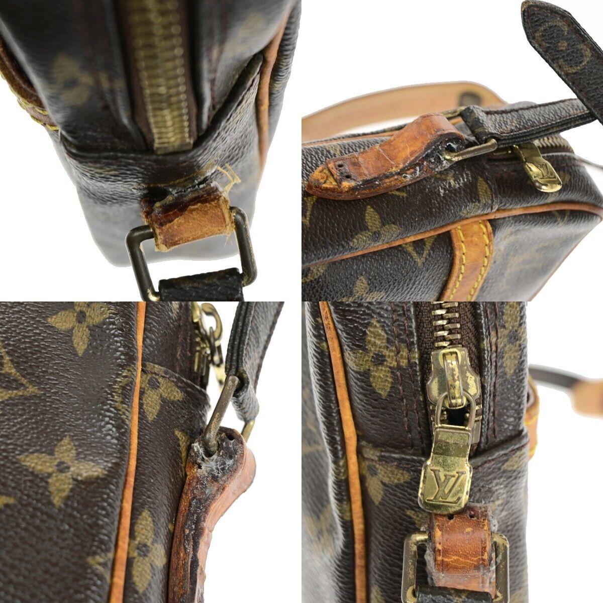 Original/Auth Louis Vuitton - Donau Umhängetasche - Klassisch - Monogramm