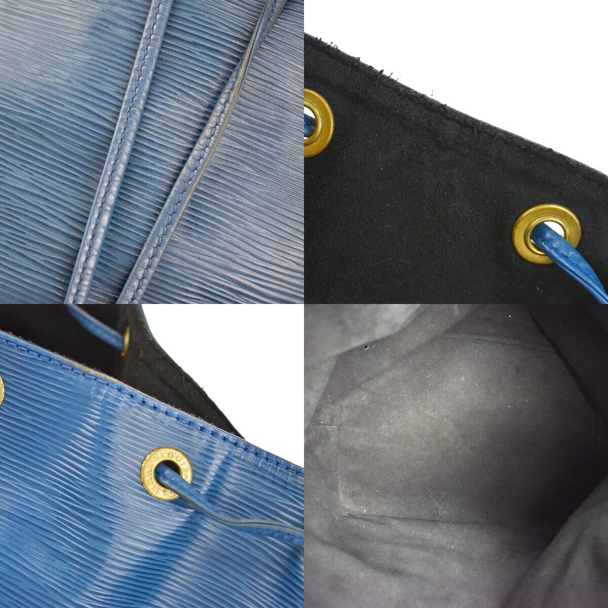 Original/Auth Louis Vuitton - Petit Noe Tasche Vintage - Klassisch - Epi Blau