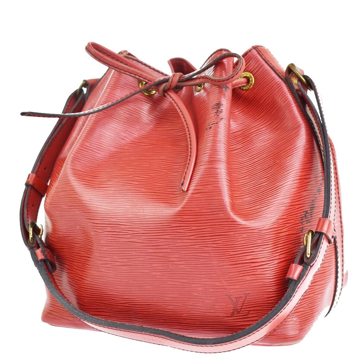Original/Auth Louis Vuitton - Petit Noe Tasche Vintage - Klassisch - Epi Rot