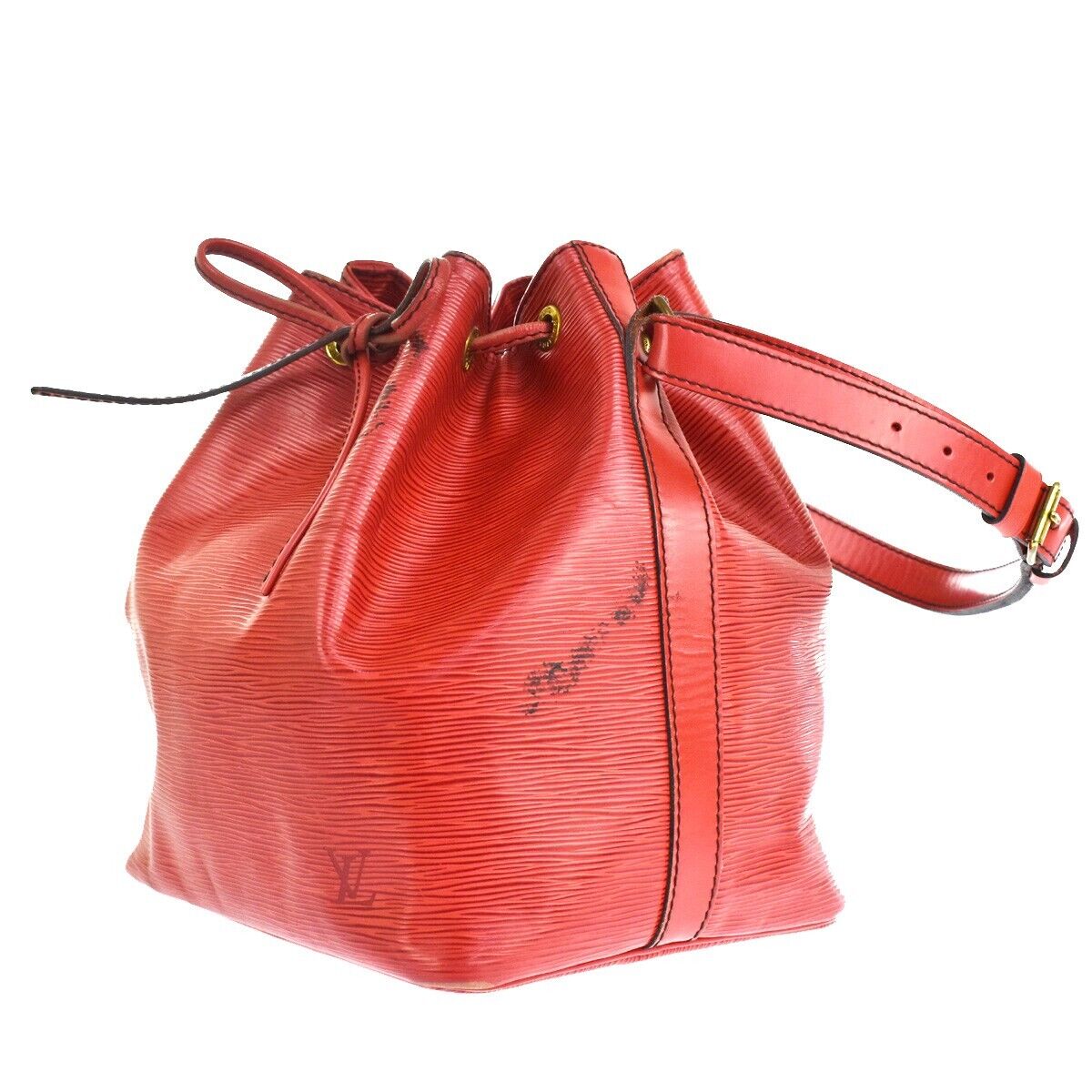 Original/Auth Louis Vuitton - Petit Noe Tasche Vintage - Klassisch - Epi Rot