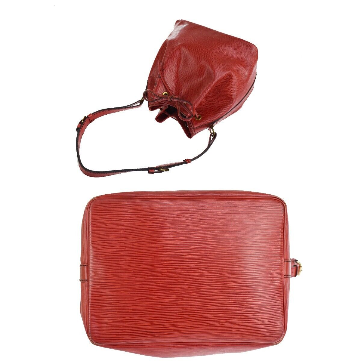 Original/Auth Louis Vuitton - Petit Noe Tasche Vintage - Klassisch - Epi Rot