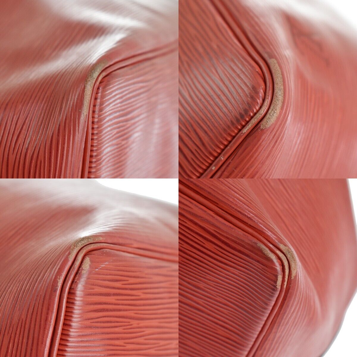 Original/Auth Louis Vuitton - Petit Noe Tasche Vintage - Klassisch - Epi Rot