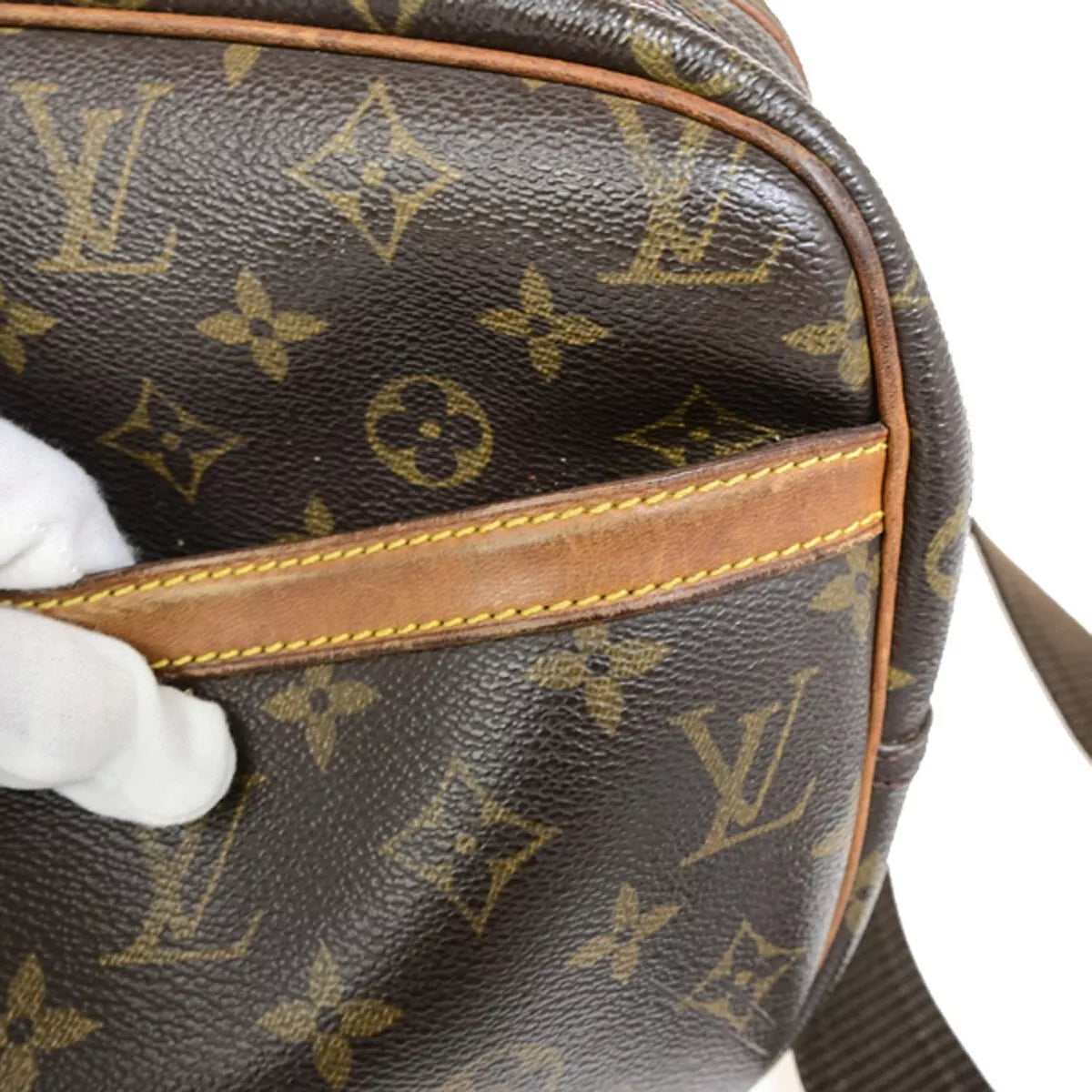 Original/Auth Louis Vuitton - Reporter PM Schultertasche - Klassisch - Monogramm