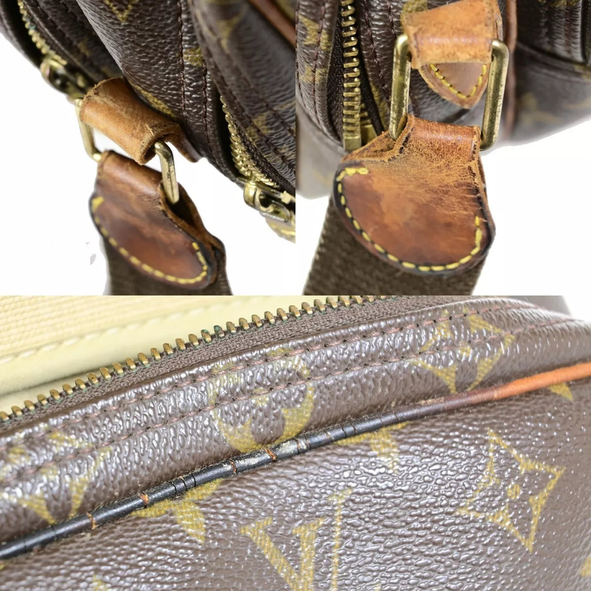 Original/Auth Louis Vuitton - Reporter PM Schultertasche - Klassisch - Monogramm