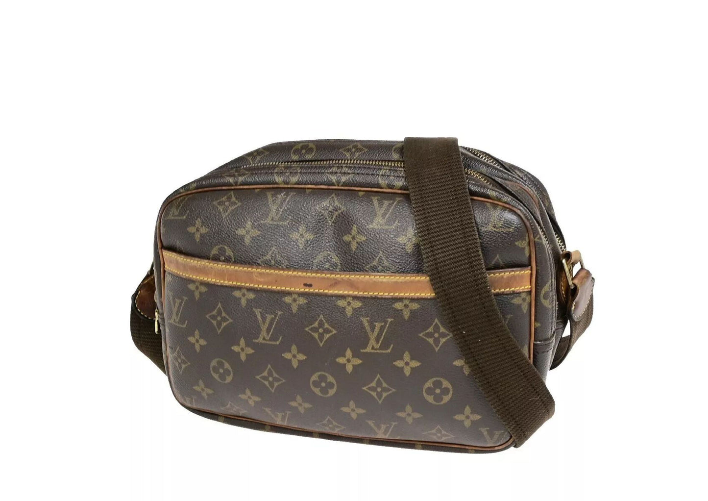 Original/Auth Louis Vuitton - Reporter PM Schultertasche - Klassisch - Monogramm