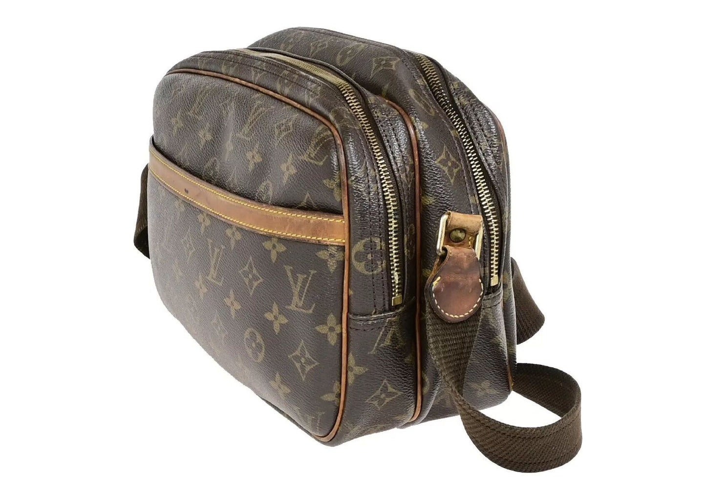 Original/Auth Louis Vuitton - Reporter PM Schultertasche - Klassisch - Monogramm
