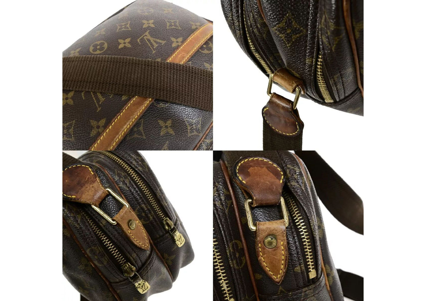 Original/Auth Louis Vuitton - Reporter PM Schultertasche - Klassisch - Monogramm