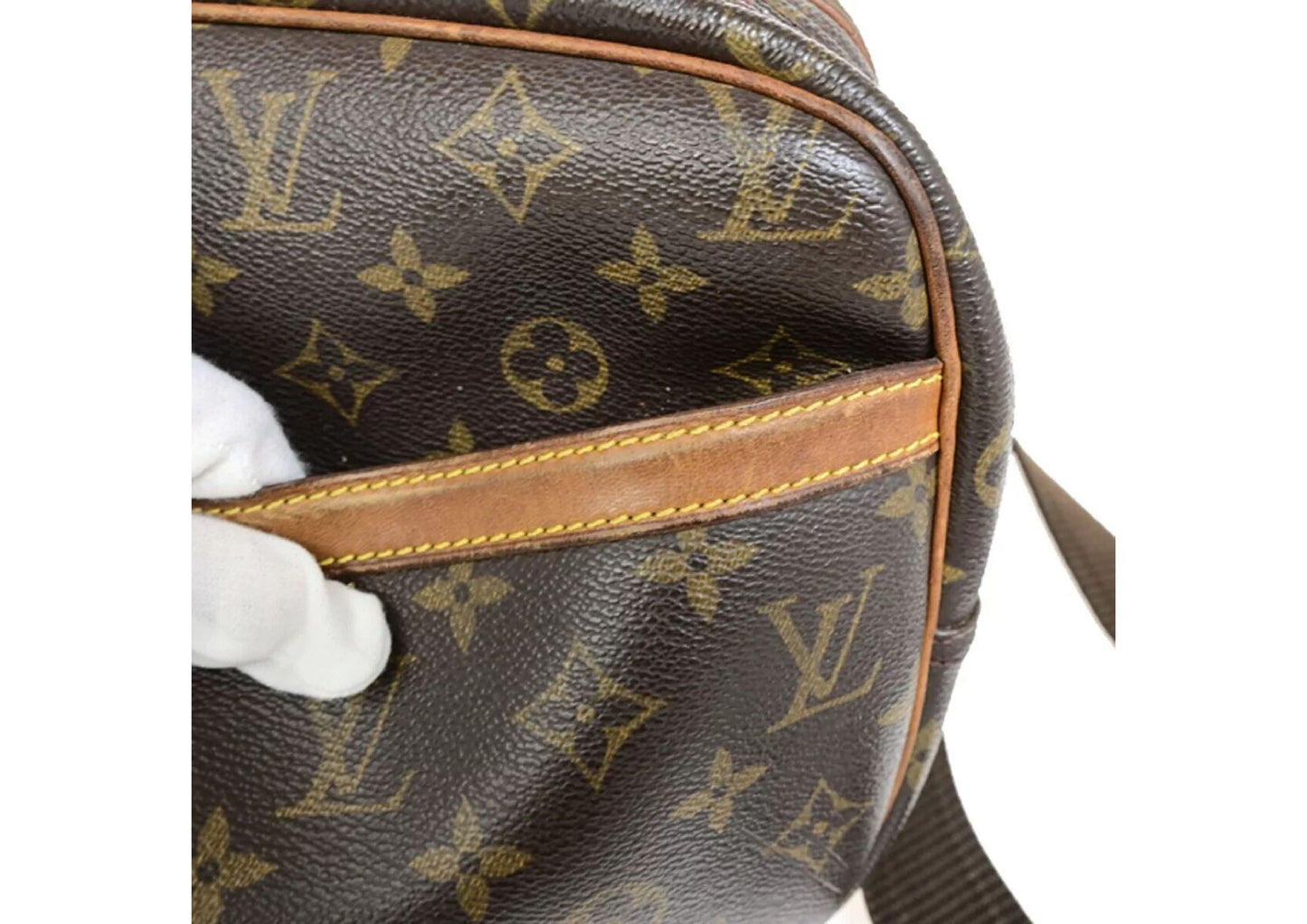 Original/Auth Louis Vuitton - Reporter PM Schultertasche - Klassisch - Monogramm