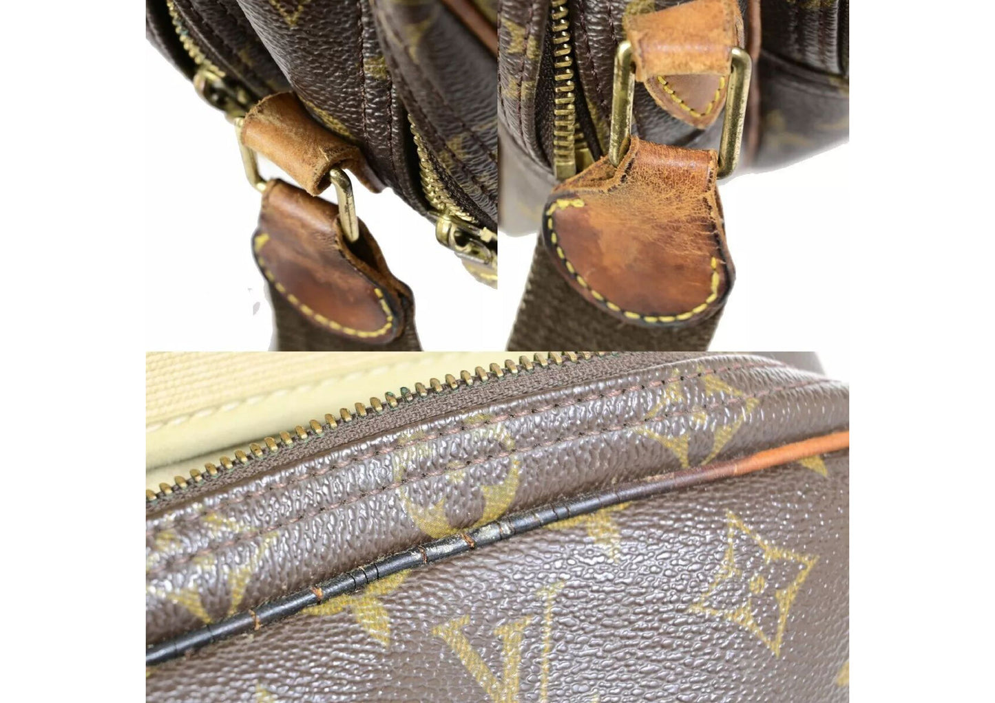 Original/Auth Louis Vuitton - Reporter PM Schultertasche - Klassisch - Monogramm