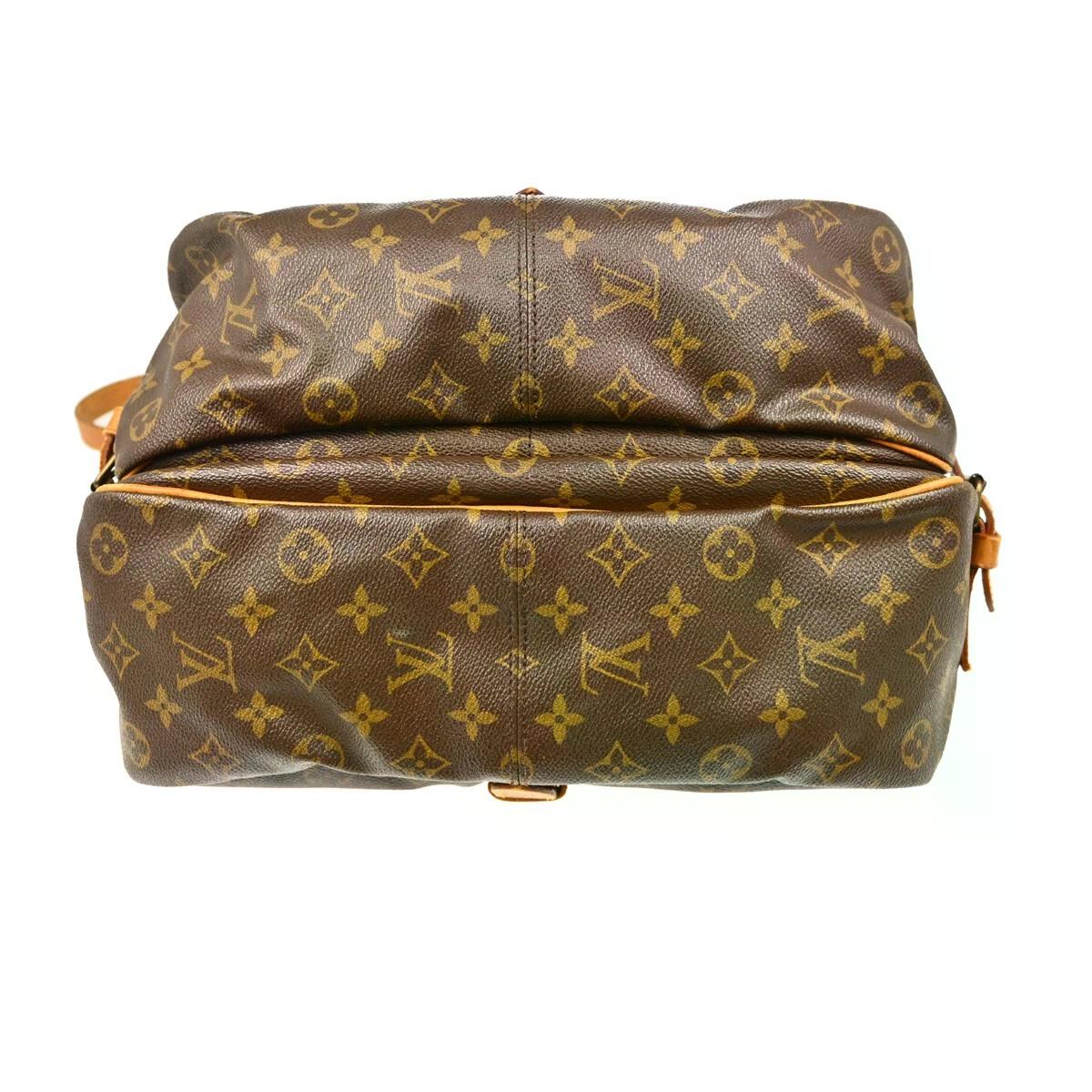 Original/Auth Louis Vuitton - Saumur 35 Schultertasche - Klassisch - Monogramm