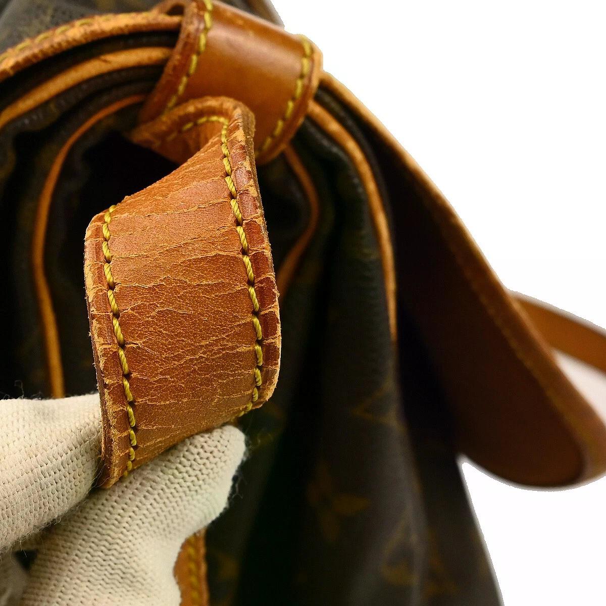 Original/Auth Louis Vuitton - Saumur 35 Schultertasche - Klassisch - Monogramm