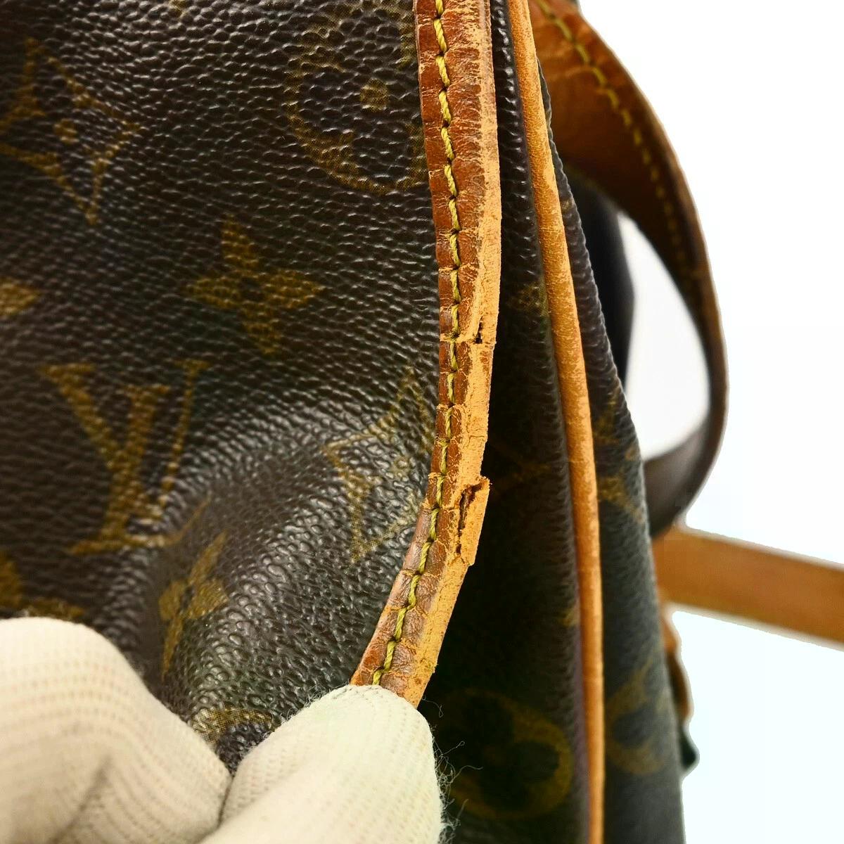 Original/Auth Louis Vuitton - Saumur 35 Schultertasche - Klassisch - Monogramm