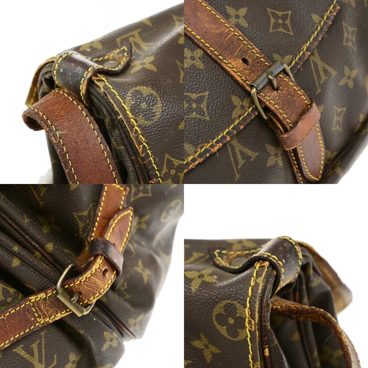 Original/Auth Louis Vuitton - Saumur 35 Tasche Vintage - Klassisch - Monogramm