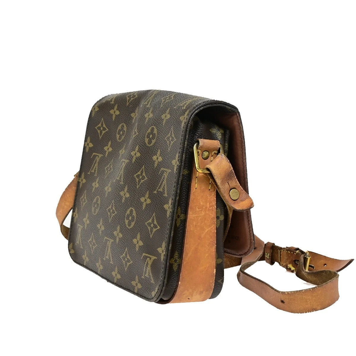 Original/Auth Louis Vuitton - Cartouchiere MM Tasche Vintage - Klassisch - Monogramm