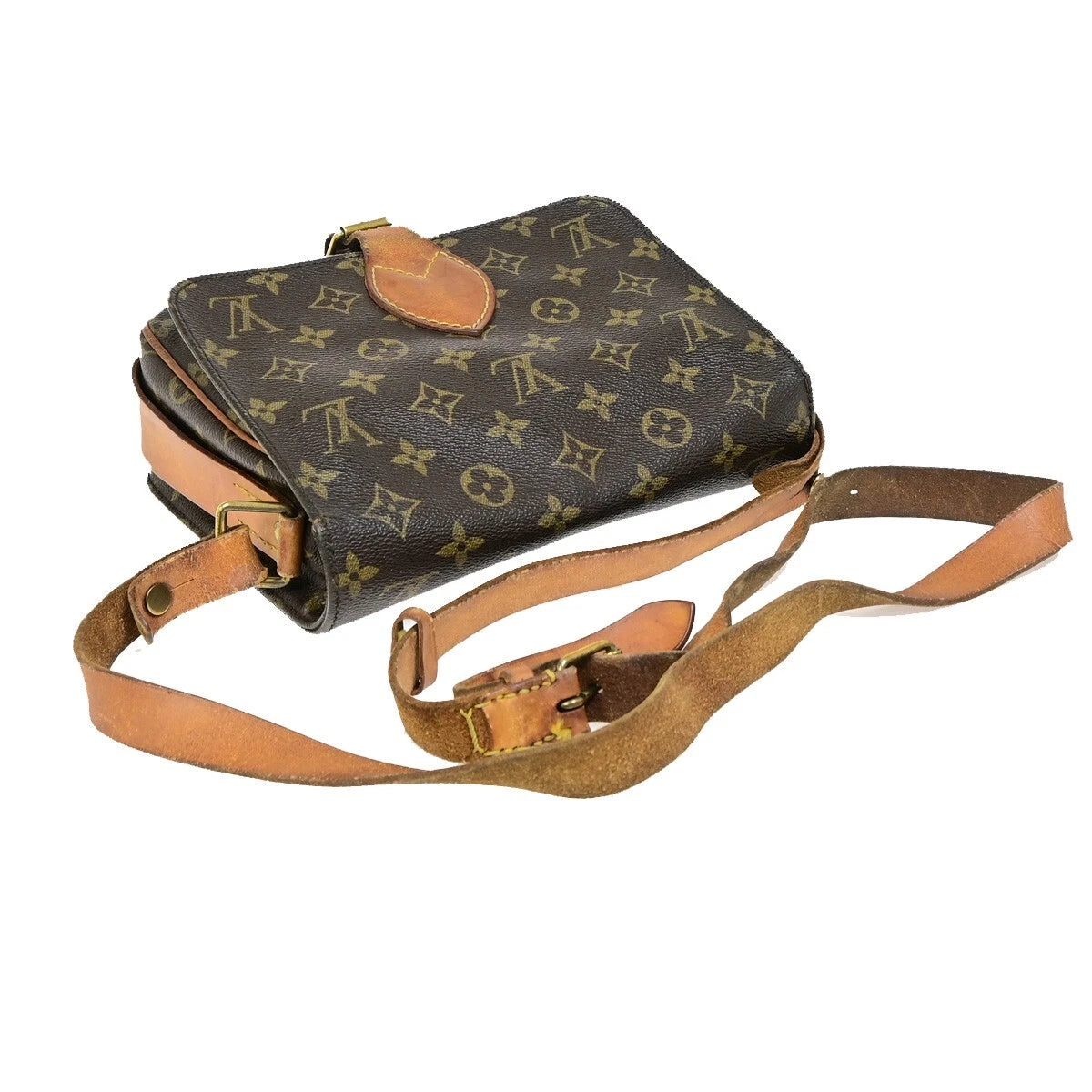 Original/Auth Louis Vuitton - Cartouchiere MM Tasche Vintage - Klassisch - Monogramm