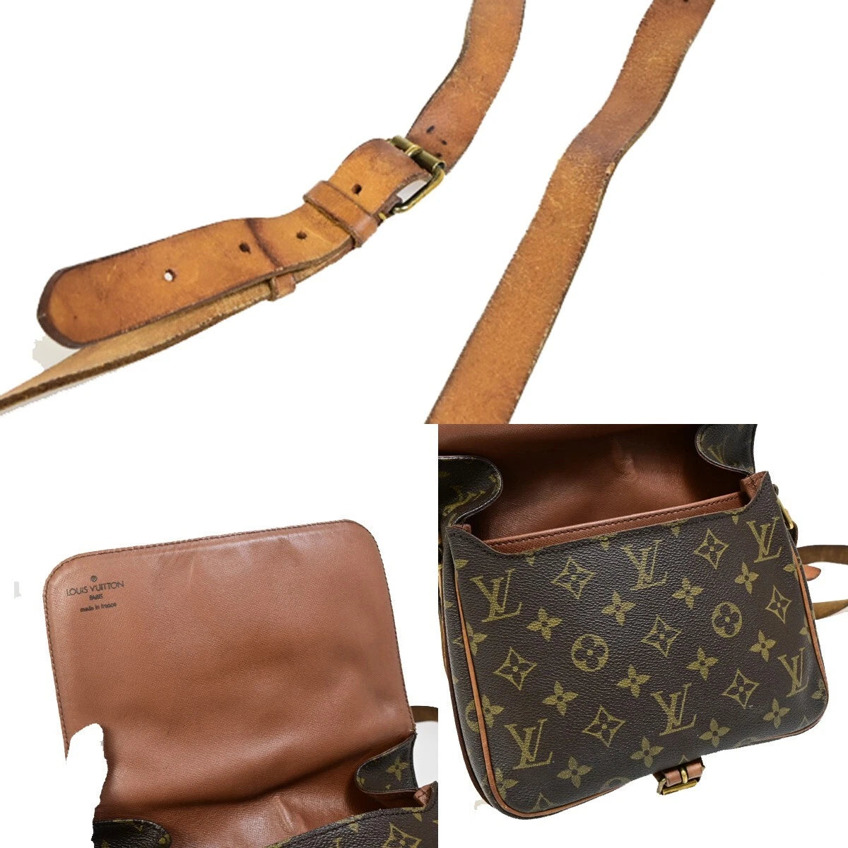 Original/Auth Louis Vuitton - Cartouchiere MM Tasche Vintage - Klassisch - Monogramm