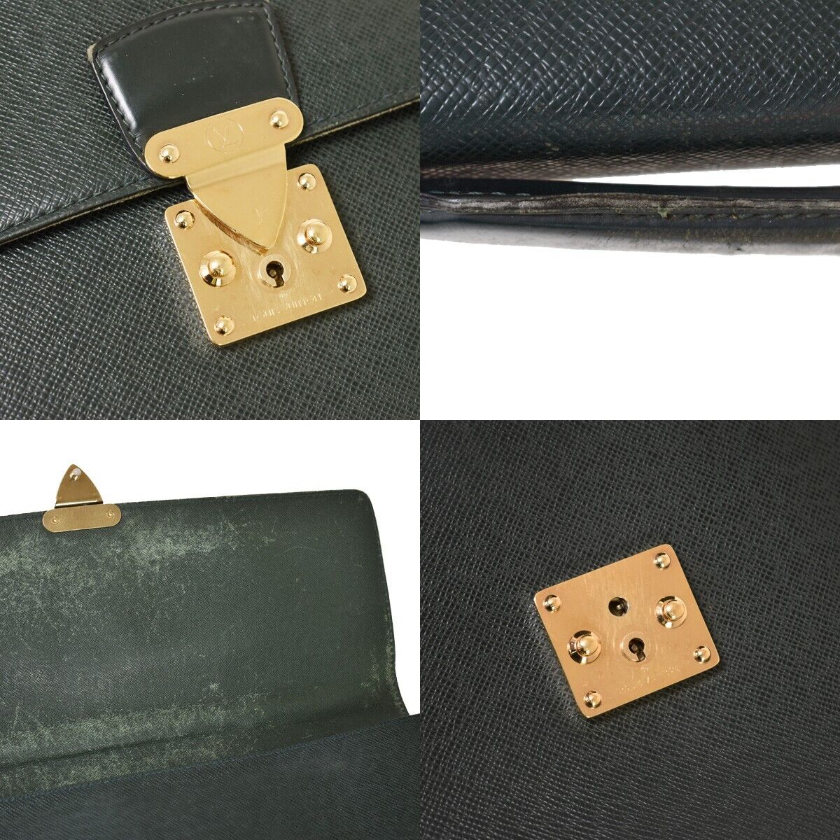 Original/Auth Louis Vuitton - Serviette Kourad Tasche - Klassisch - Taiga Episea
