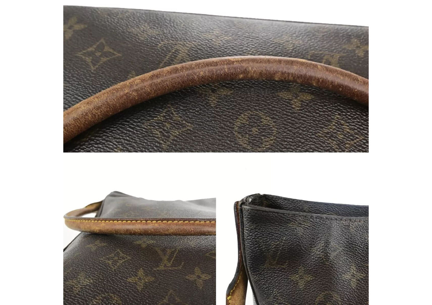 Original/Auth Louis Vuitton - Looping GM Schultertasche - Klassisch - Monogramm