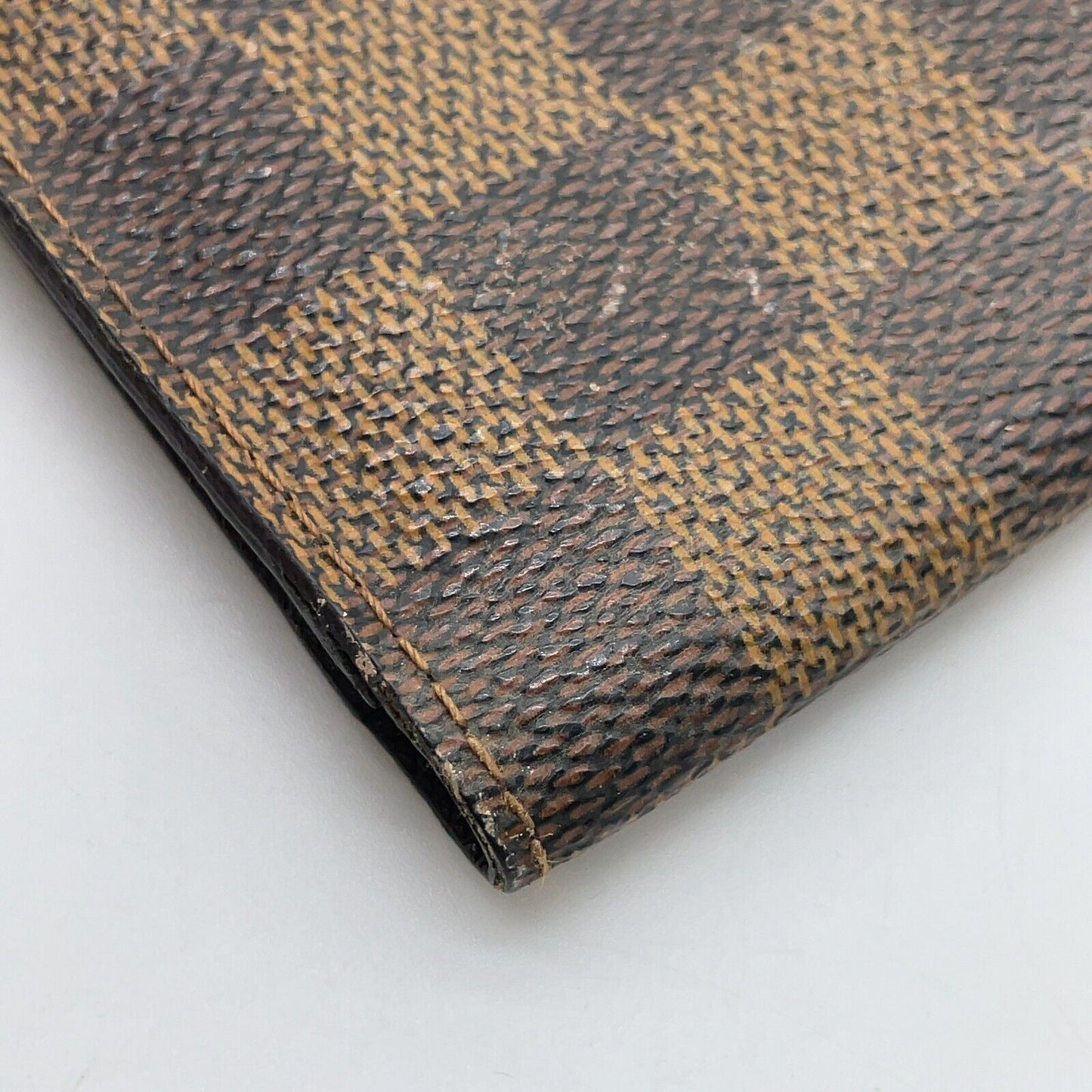 Original/Auth Louis Vuitton - 2 Karten Porte Wallet - Klassisch - Damier Ebene