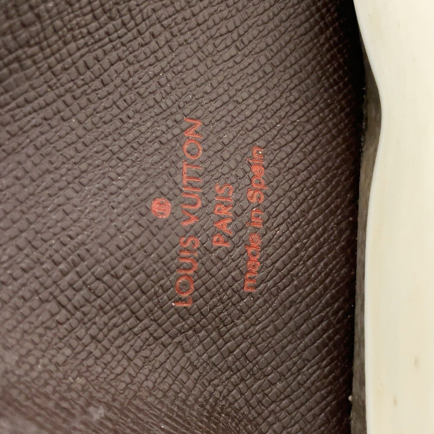 Original/Auth Louis Vuitton - 2 Karten Porte Wallet - Klassisch - Damier Ebene