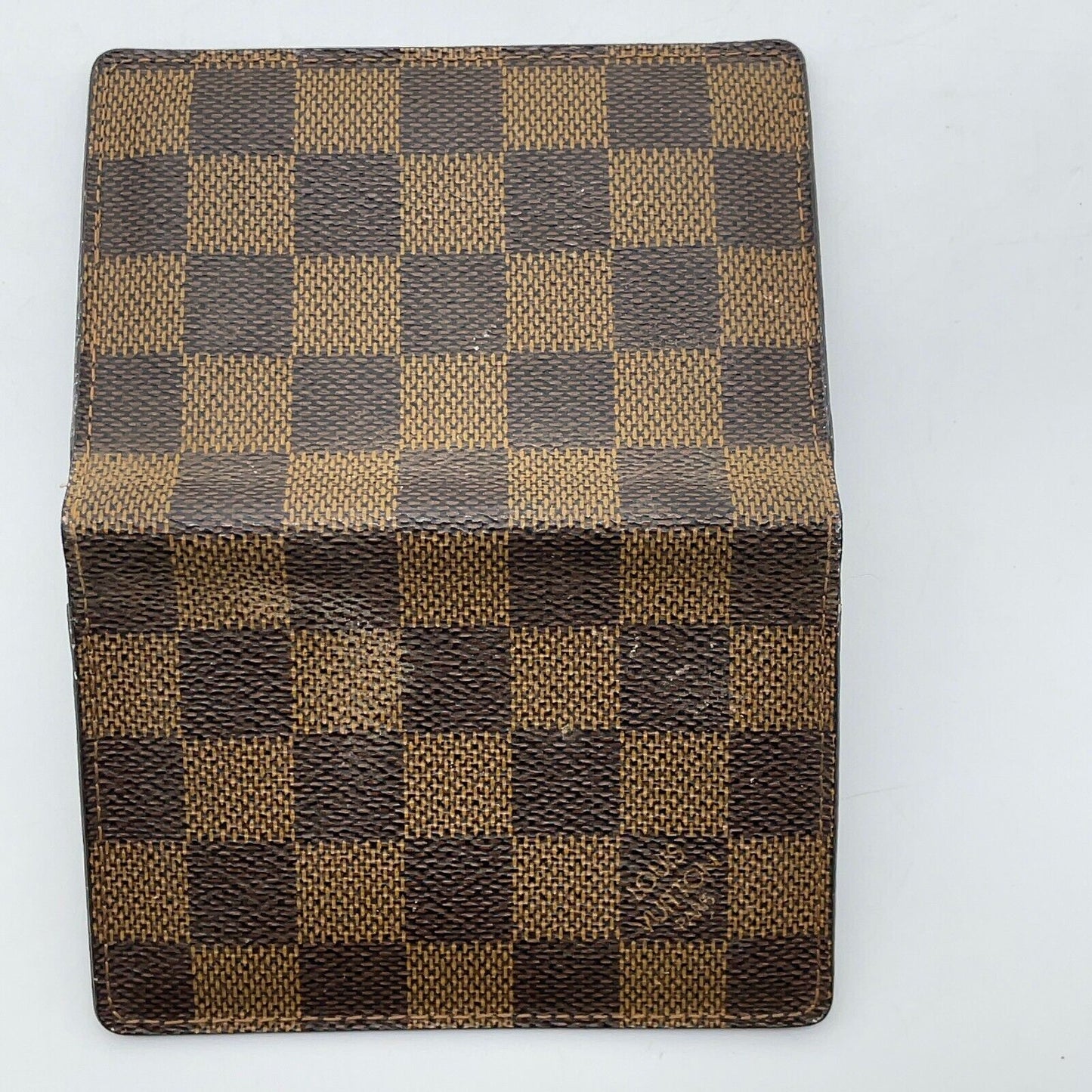 Original/Auth Louis Vuitton - 2 Karten Porte Wallet - Klassisch - Damier Ebene