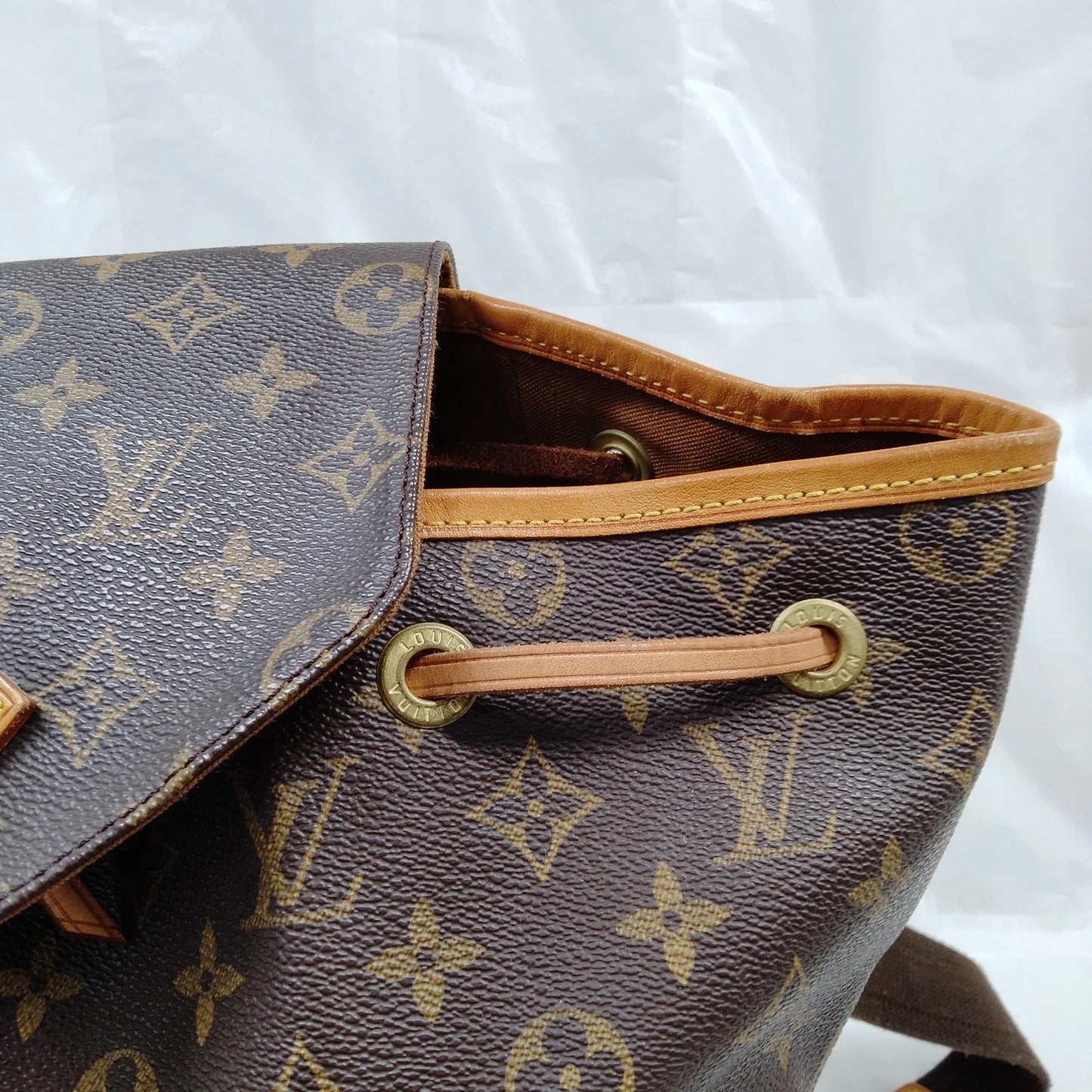 Original/Auth Louis Vuitton - Montsouris GM Rucksack - Klassisch - Monogramm