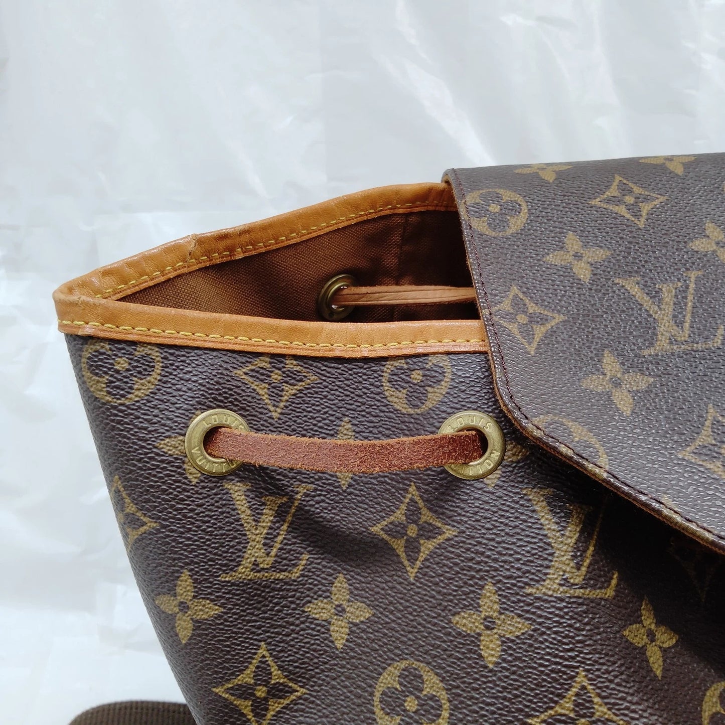 Original/Auth Louis Vuitton - Montsouris GM Rucksack - Klassisch - Monogramm