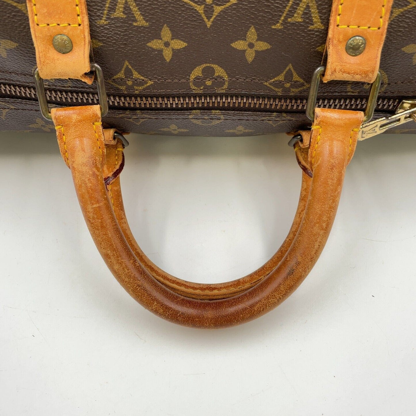 Original/Auth Louis Vuitton - Keepall 50 Boston Tasche - Klassisch - Monogramm