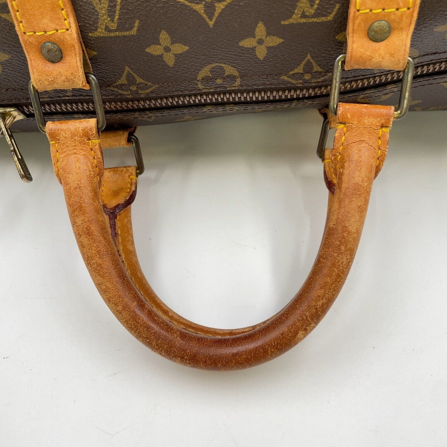 Original/Auth Louis Vuitton - Keepall 50 Boston Tasche - Klassisch - Monogramm